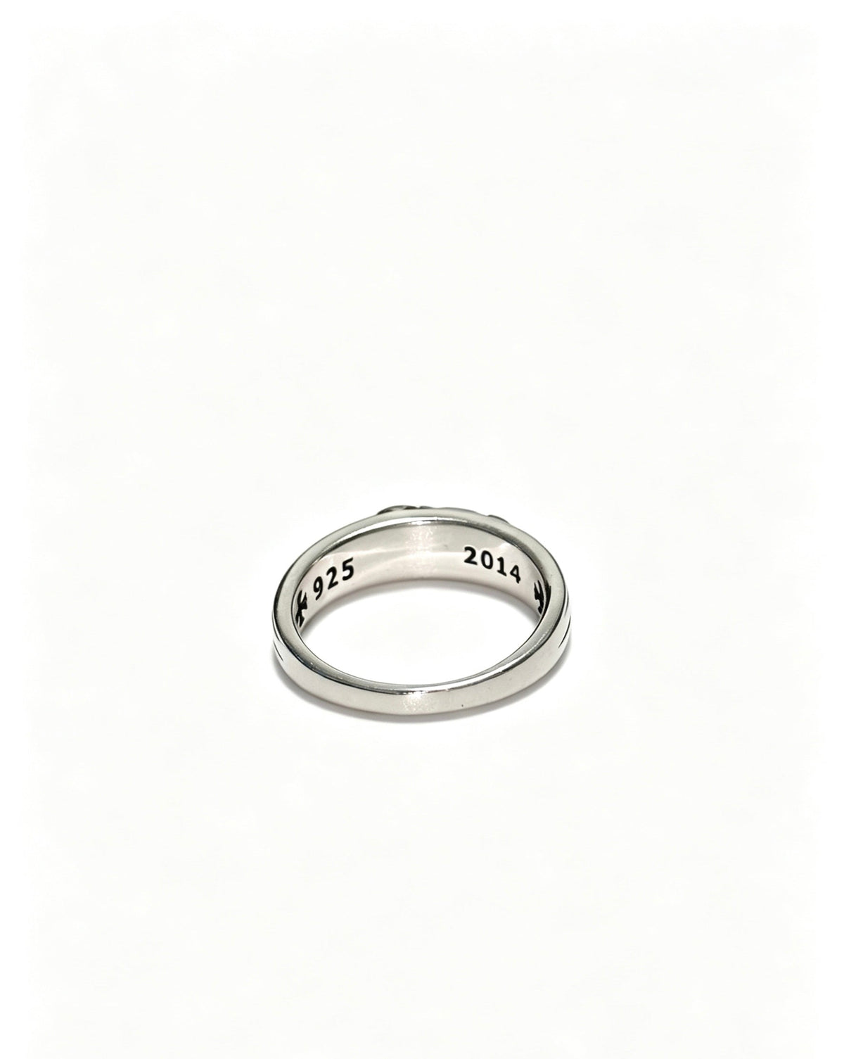 Martin Graham ring in polished metal-tone – front product view