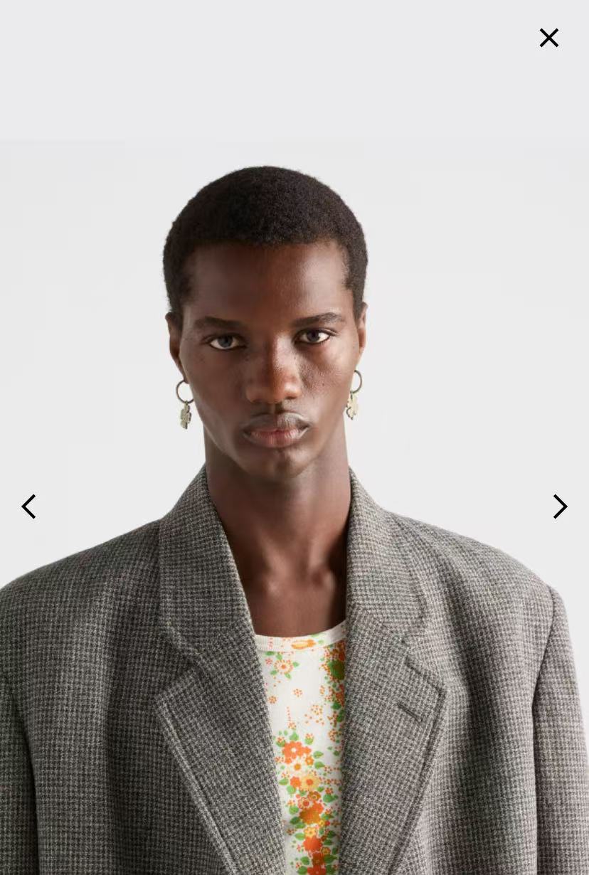 Martin Graham earrings in polished metal-tone – front view