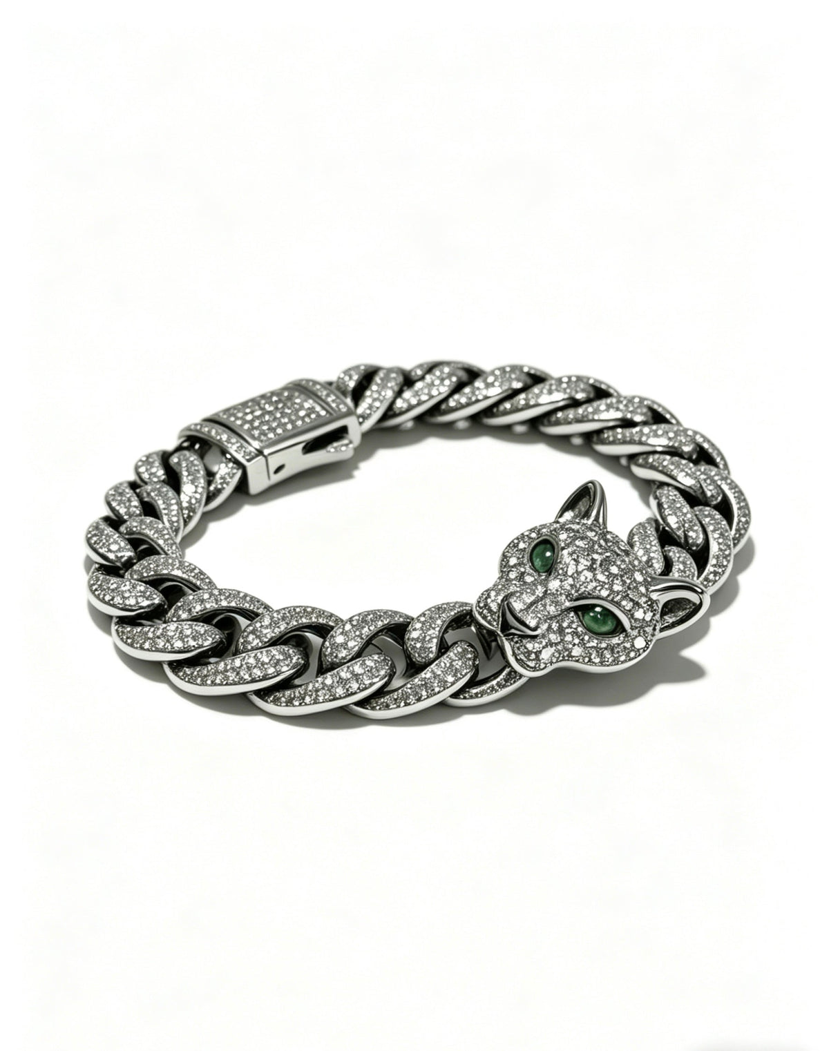 Martin Graham bracelet in polished metal-tone – front view