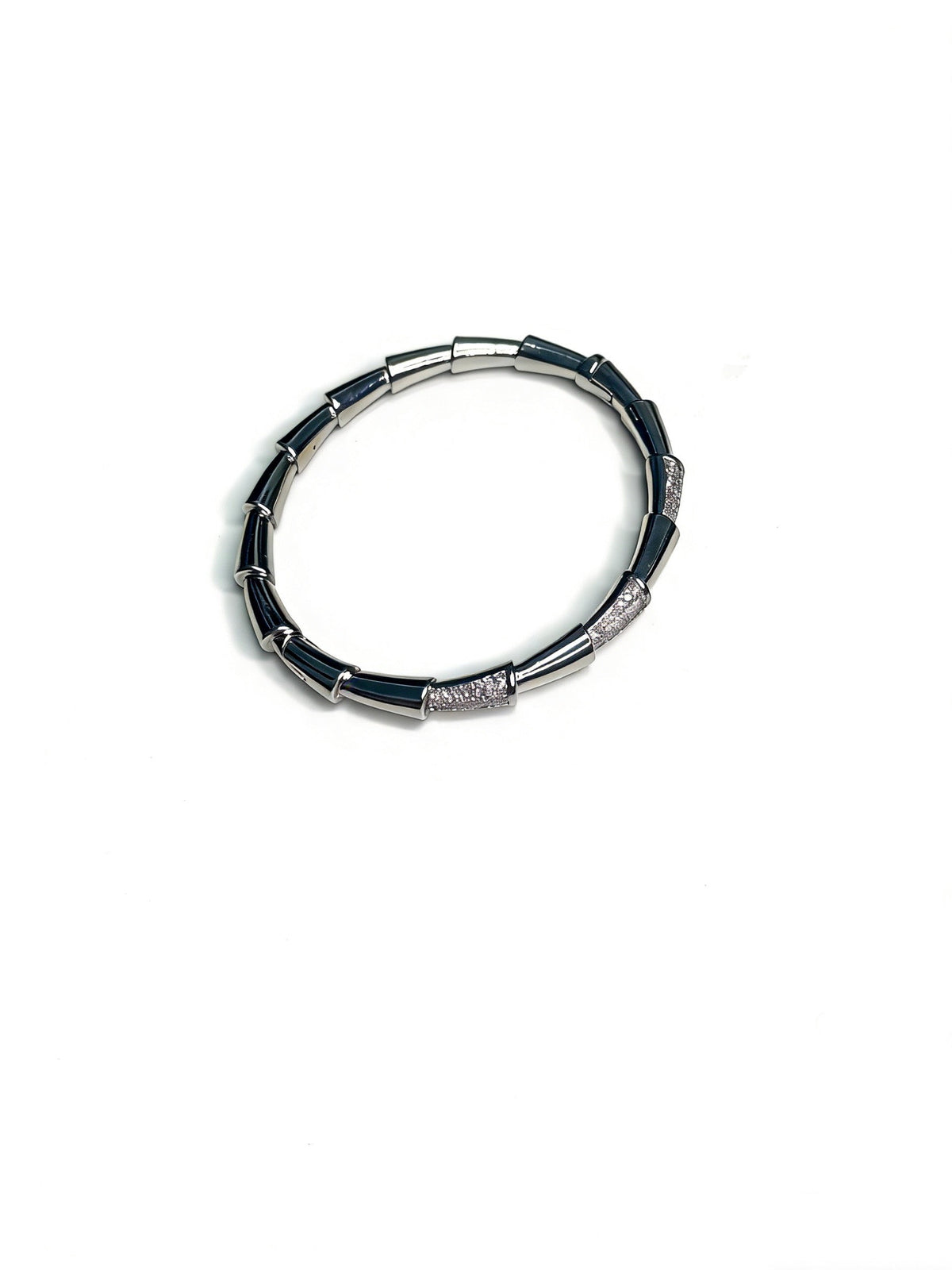 Martin Graham bracelet in polished metal-tone – front view
