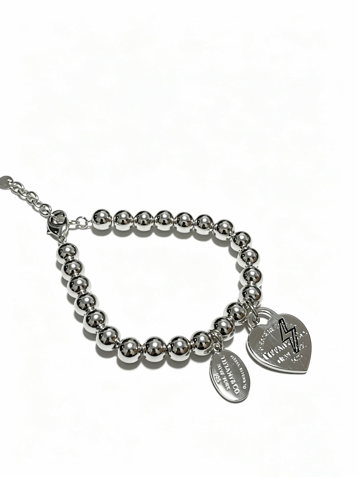 Martin Graham bracelet in polished metal-tone – detail view
