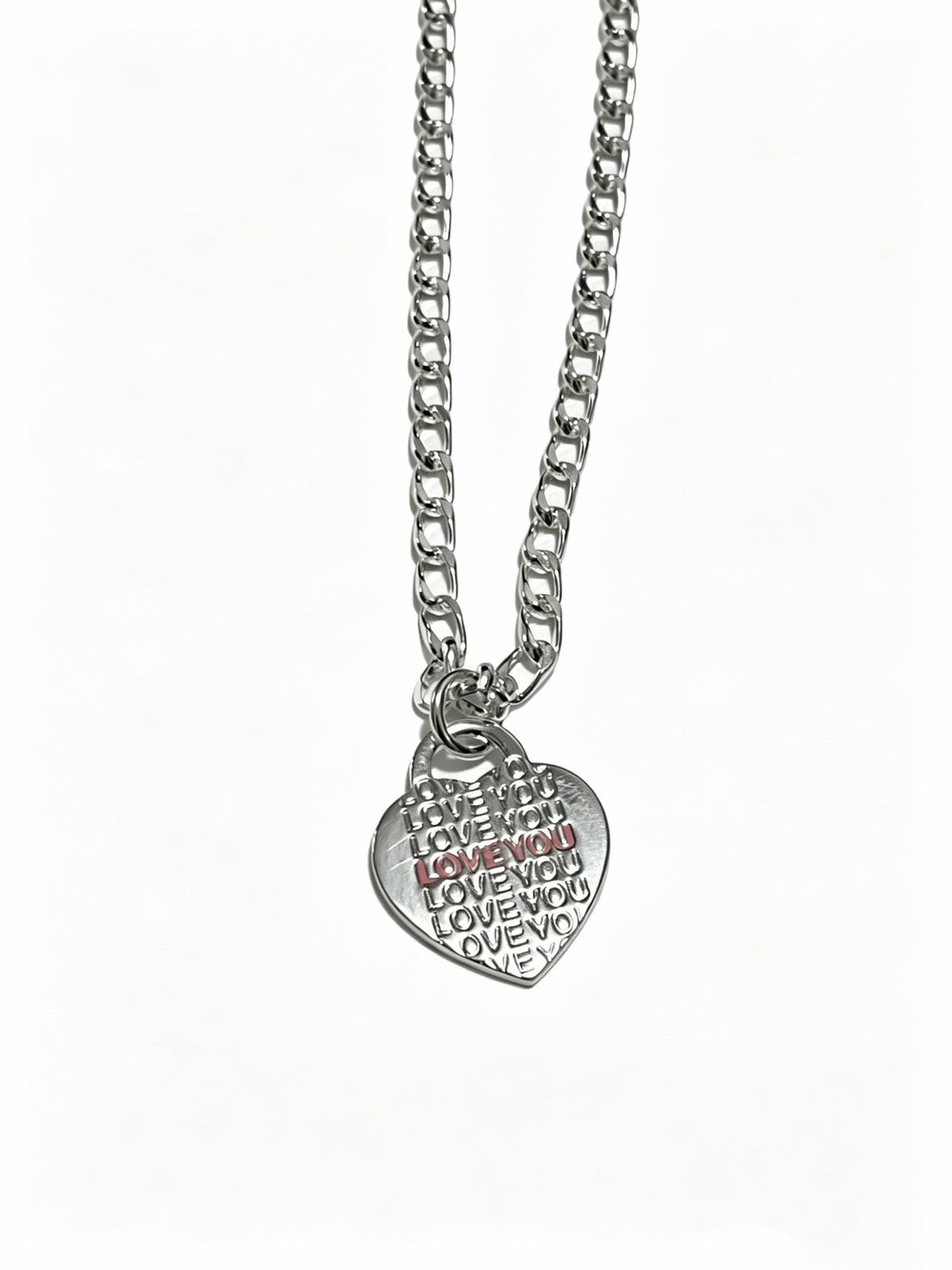Martin Graham pendant necklace in polished metal-tone – detail view