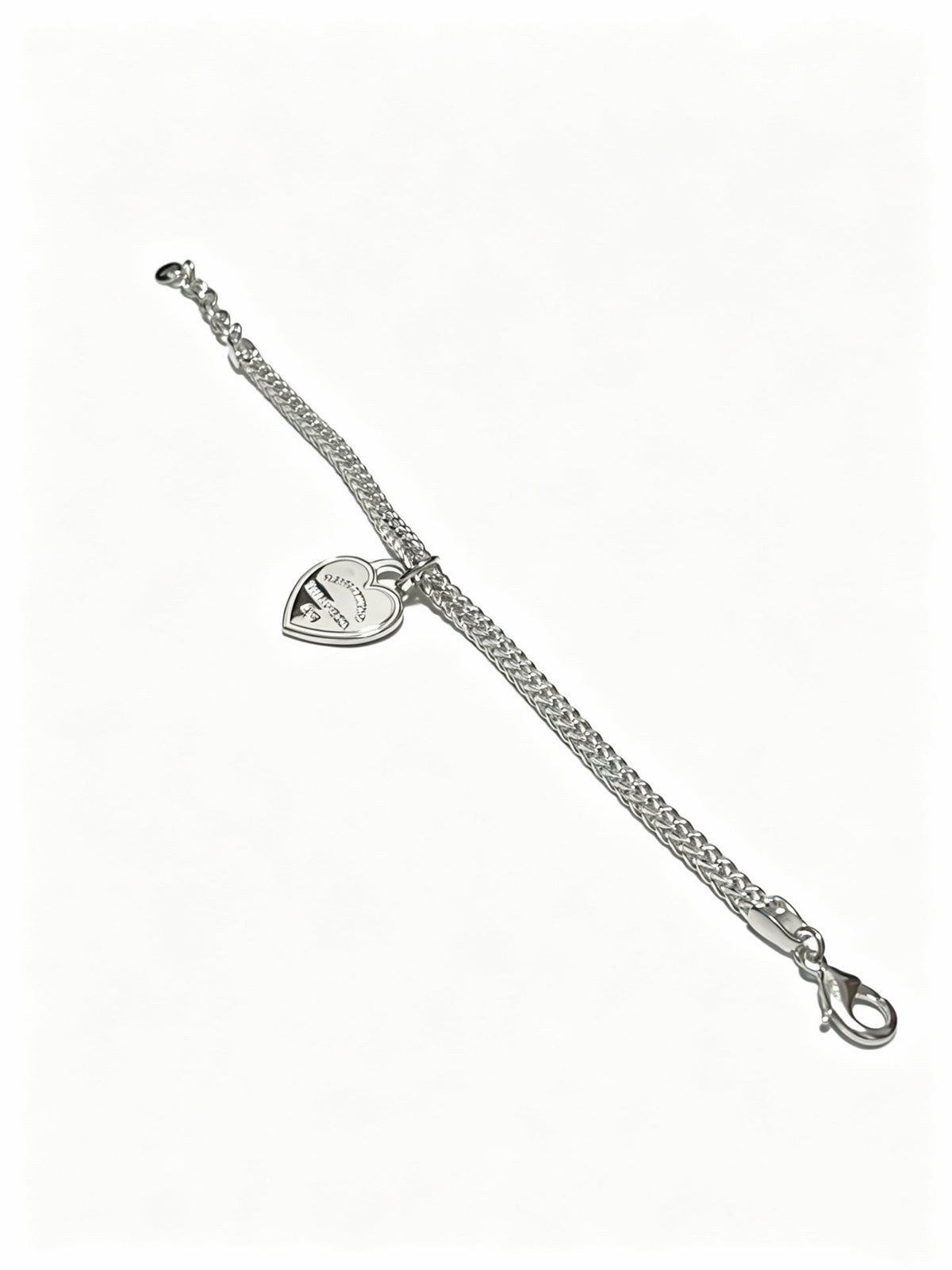 Martin Graham bracelet in polished metal-tone – detail view