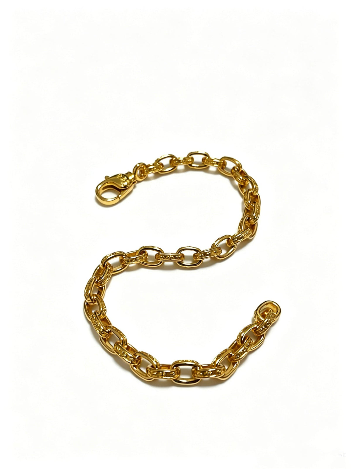 Martin Graham bracelet in polished metal-tone – detail view
