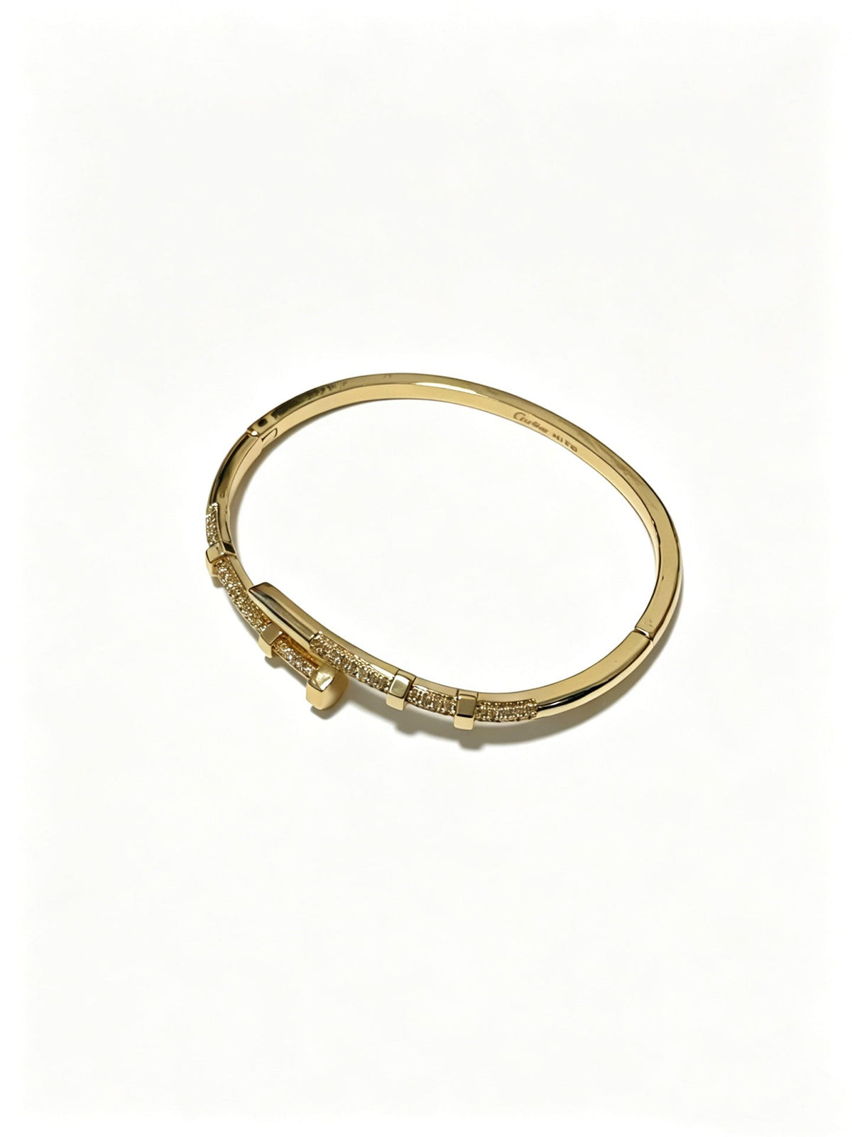 Martin Graham bracelet in polished metal-tone – detail view