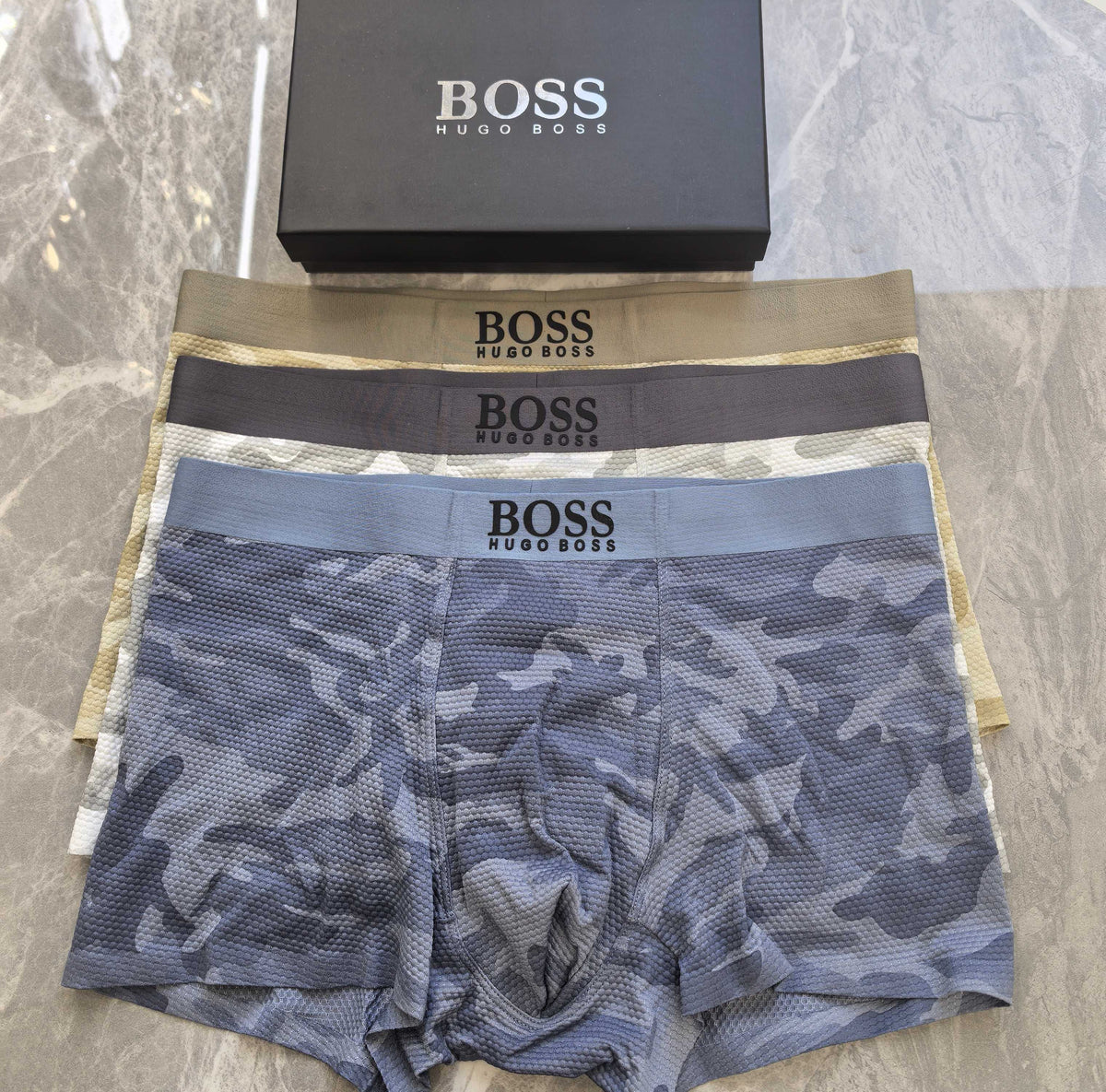 Boss Breathable Men's Boxer Briefs – 3-Pack – Sizes L-4XL