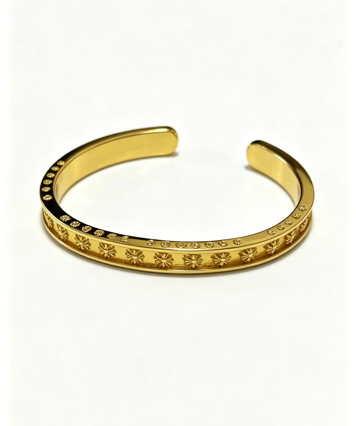 Martin Graham bracelet in polished metal-tone – detail view