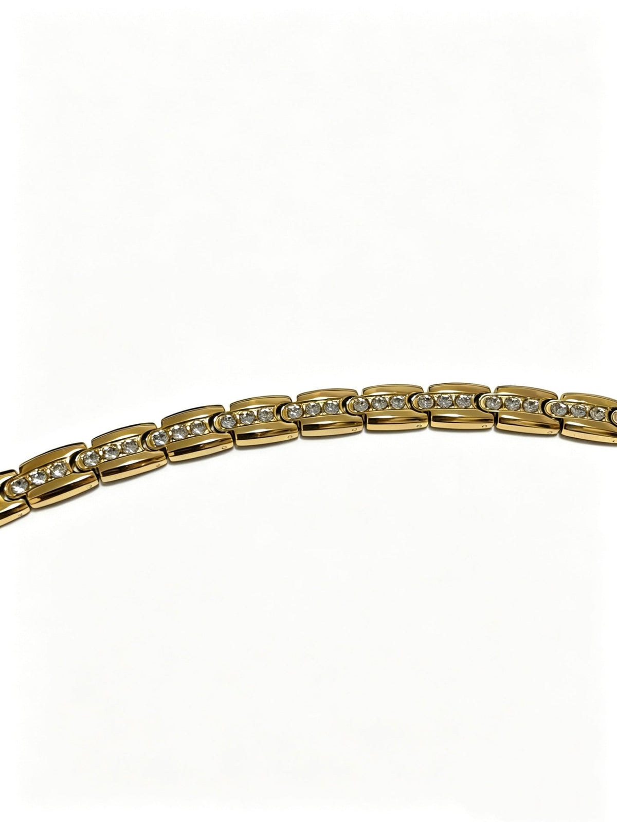 Martin Graham bracelet in polished metal-tone – detail view