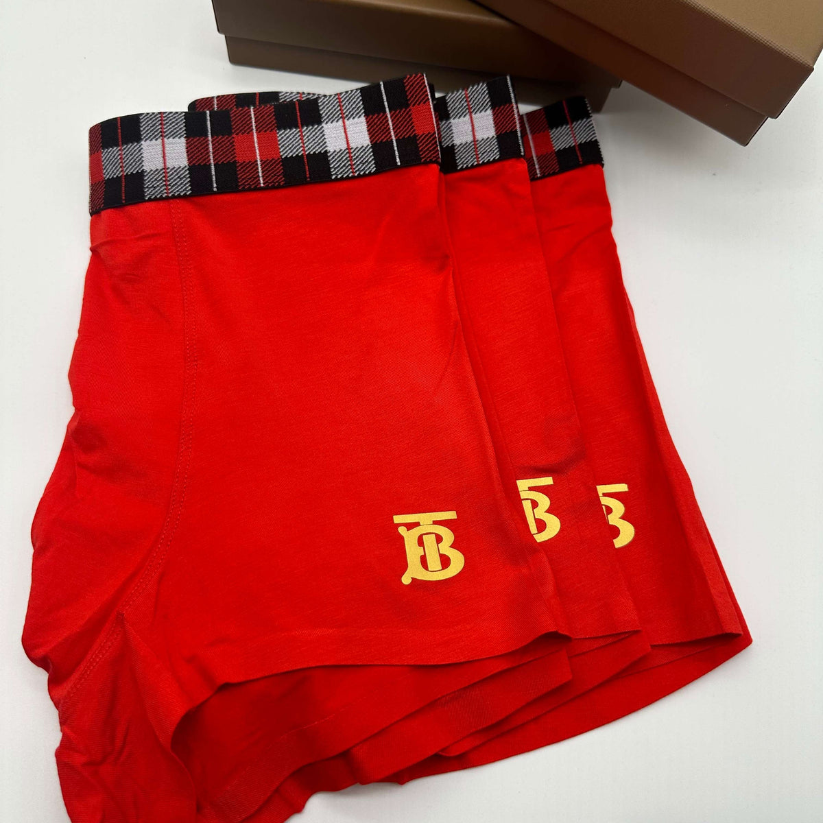 Burberry Modal Breathable Seamless Men's Boxer Briefs – 3-Pack
