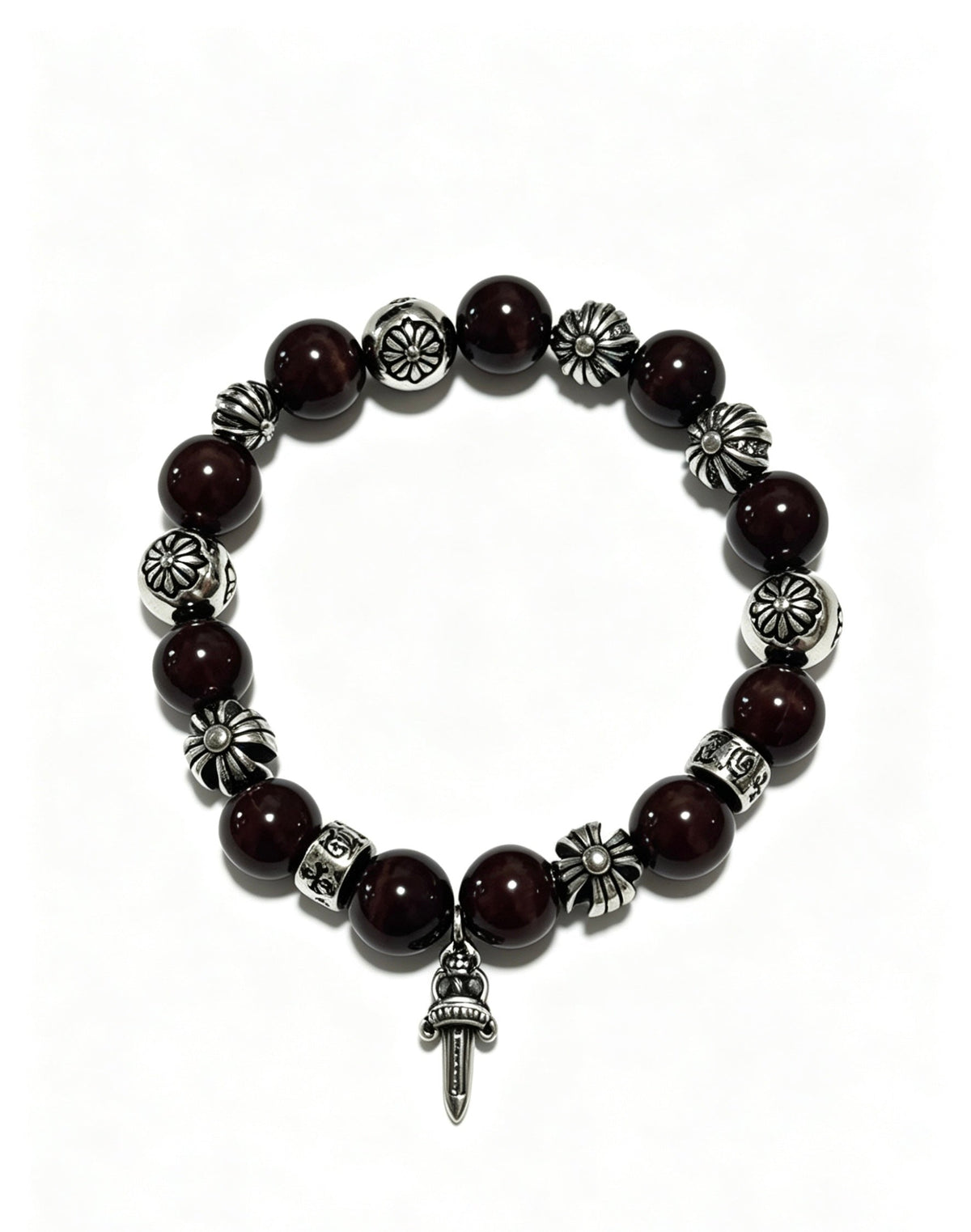 Martin Graham bracelet in polished metal-tone – detail view