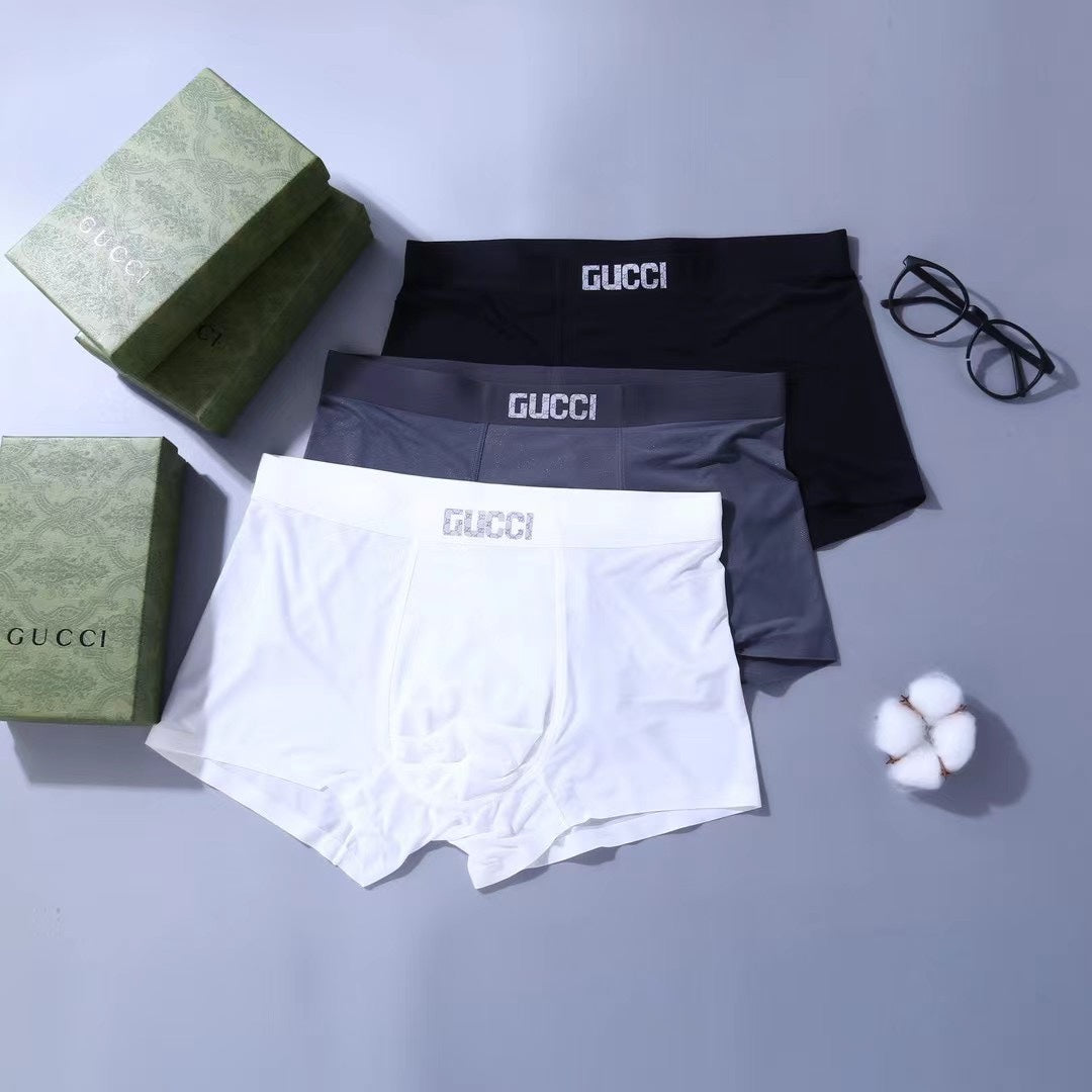 Gucci Men's Boxer Briefs - 3-Piece Box