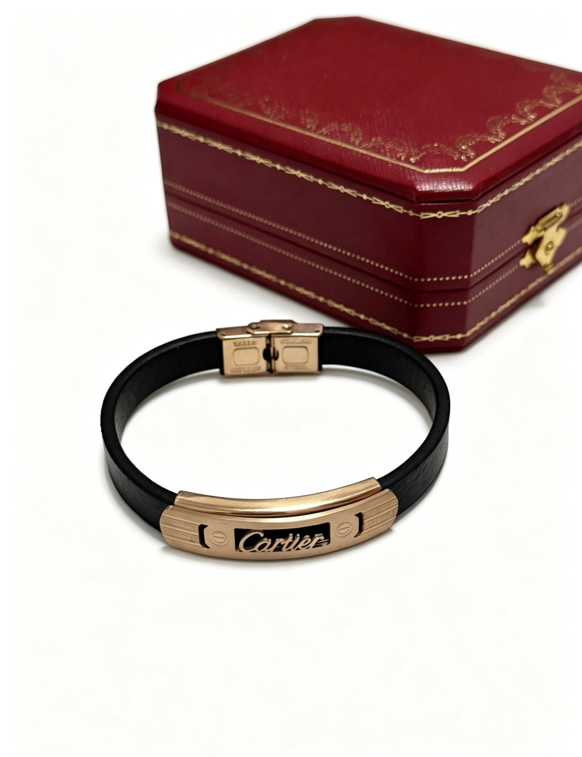 Martin Graham bracelet in polished metal-tone – detail view