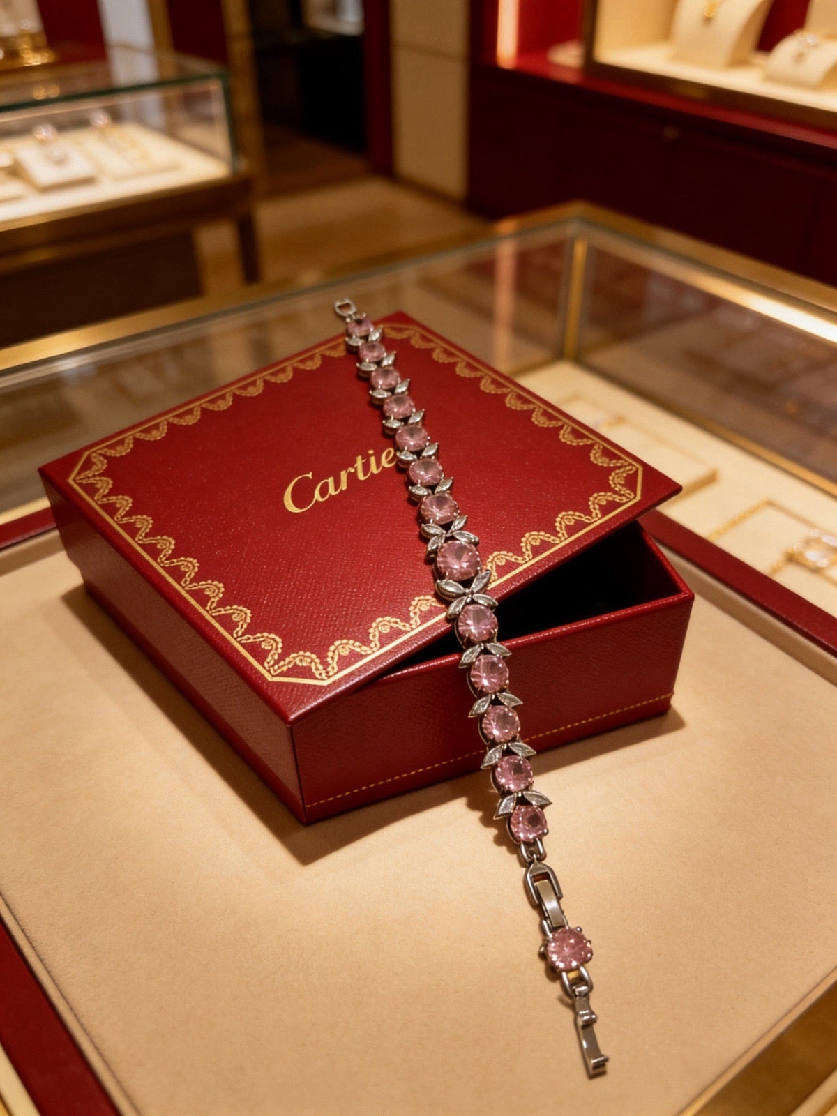Martin Graham bracelet in polished metal-tone – detail view