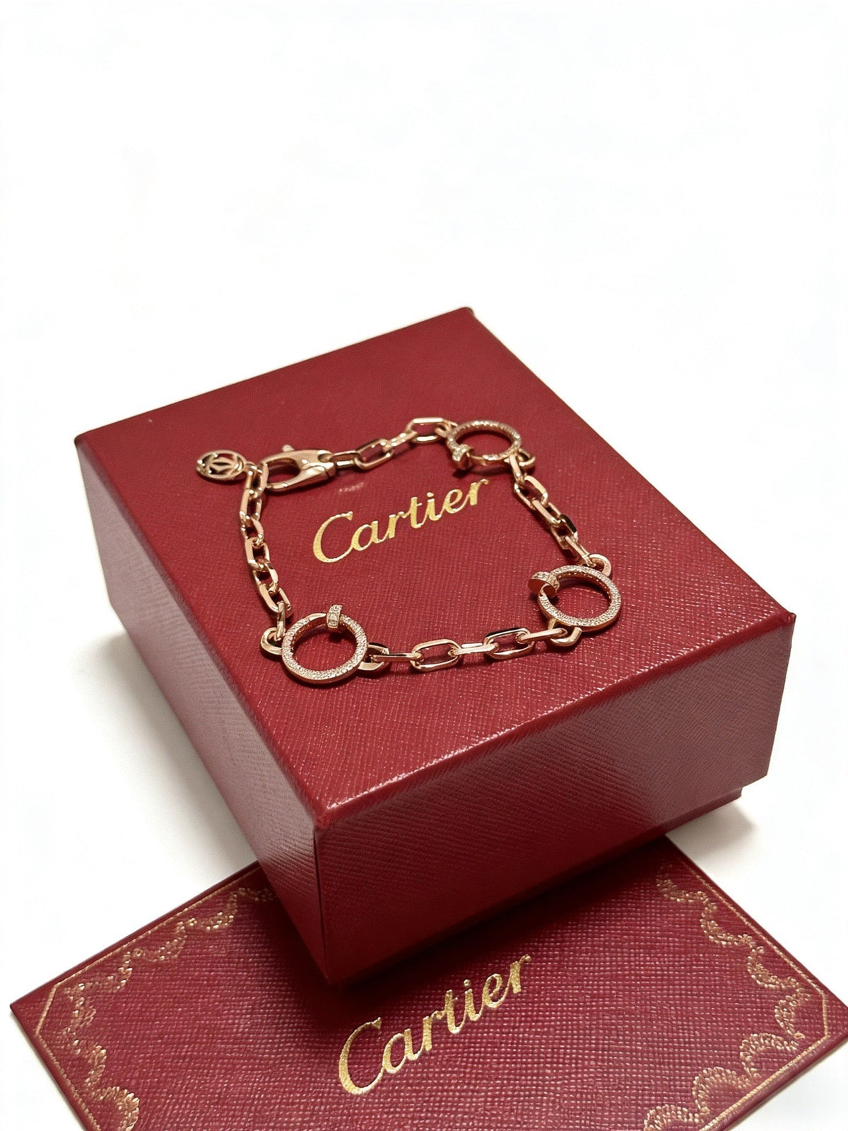 Martin Graham bracelet in polished metal-tone – detail view
