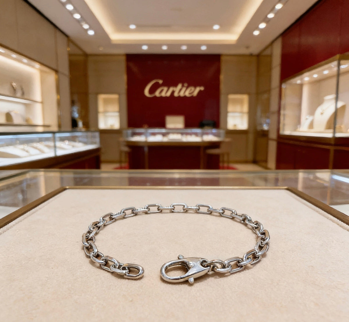 Martin Graham bracelet in polished metal-tone – detail view