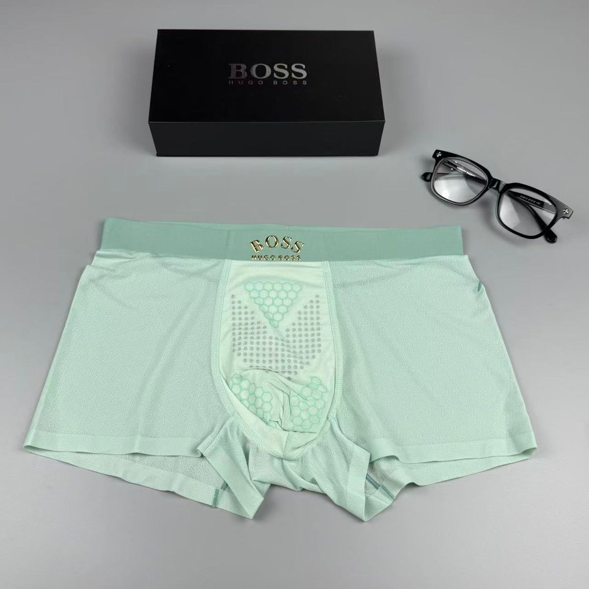 Boss Mulberry silk Seamless-Cut Men's Boxer Briefs - 3-Piece Box