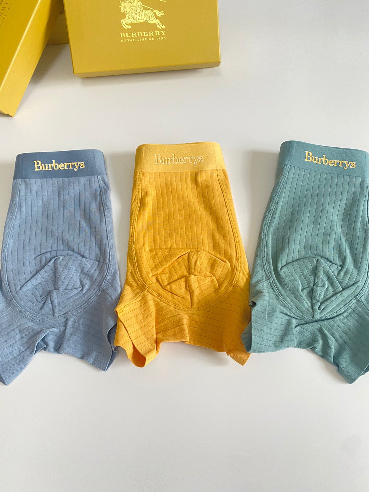 Burberry Horse Details Men's Boxer Briefs - 3-Piece Box