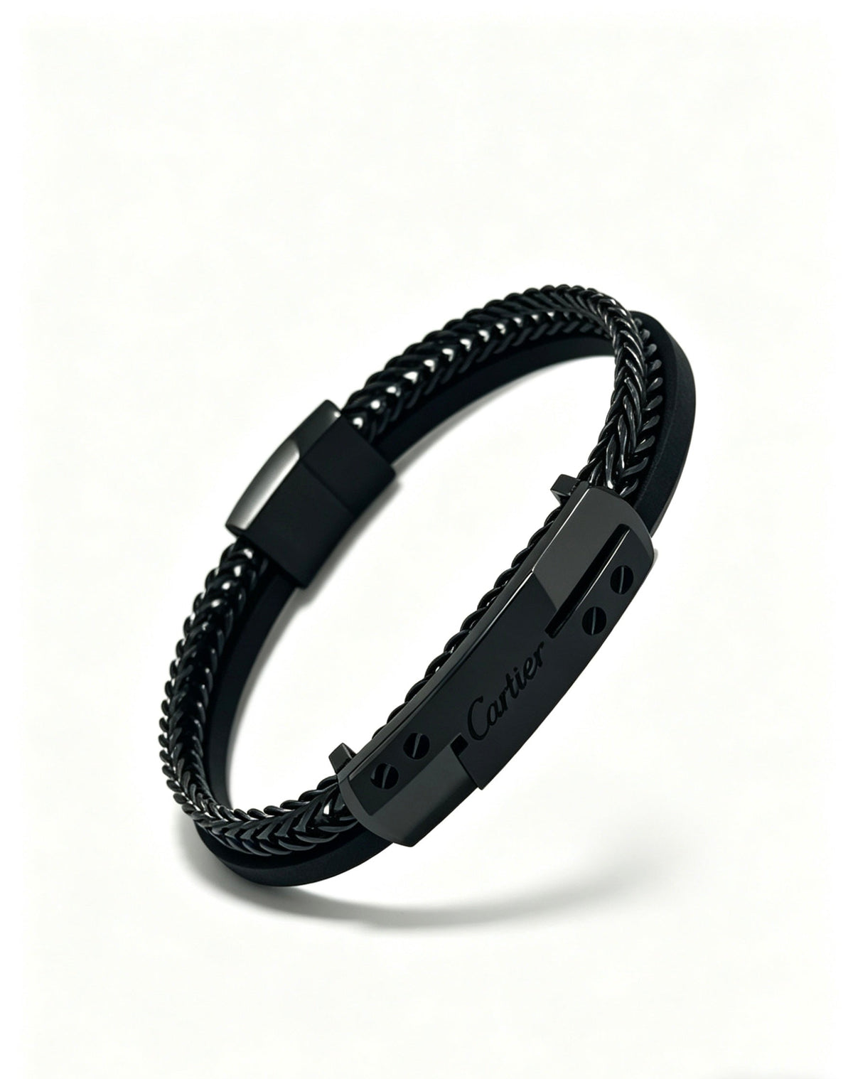 Martin Graham bracelet in polished metal-tone – detail view
