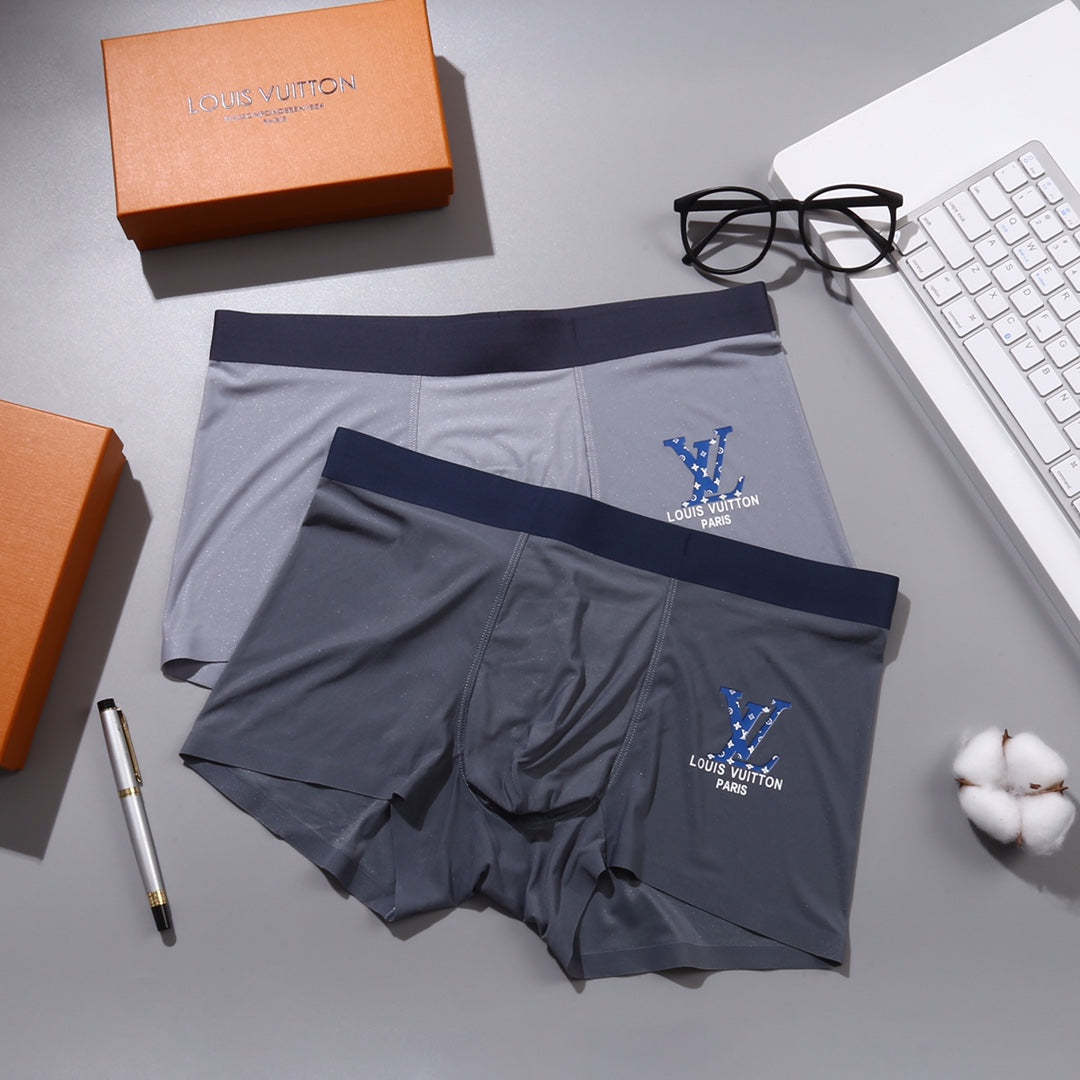 Louis Vuitton 83/17 Nylon-Spandex Men's Boxer Briefs - 3-Piece Box - Sizes L-XXXL