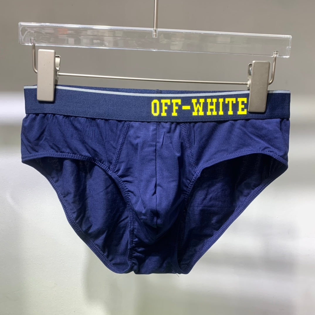 Off-White Odell Bright Contrast Wordmarks Men's Briefs - 3-Piece Box
