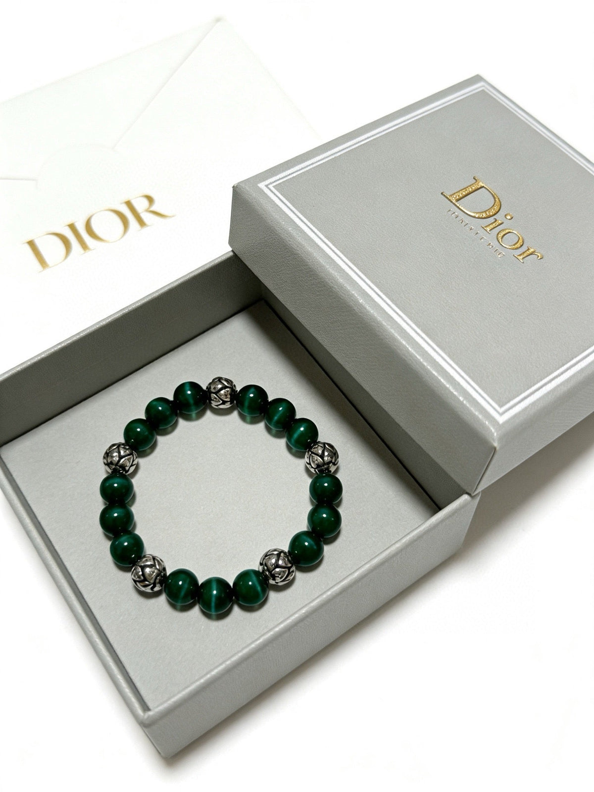 Martin Graham bracelet in polished metal-tone – detail view