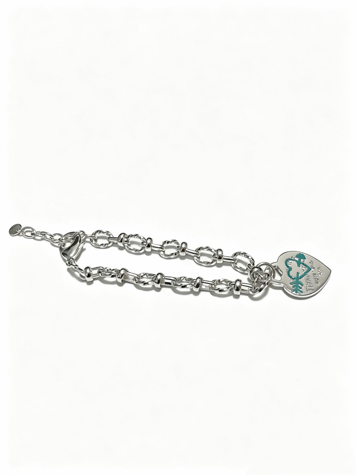 Martin Graham bracelet in polished metal-tone – detail view