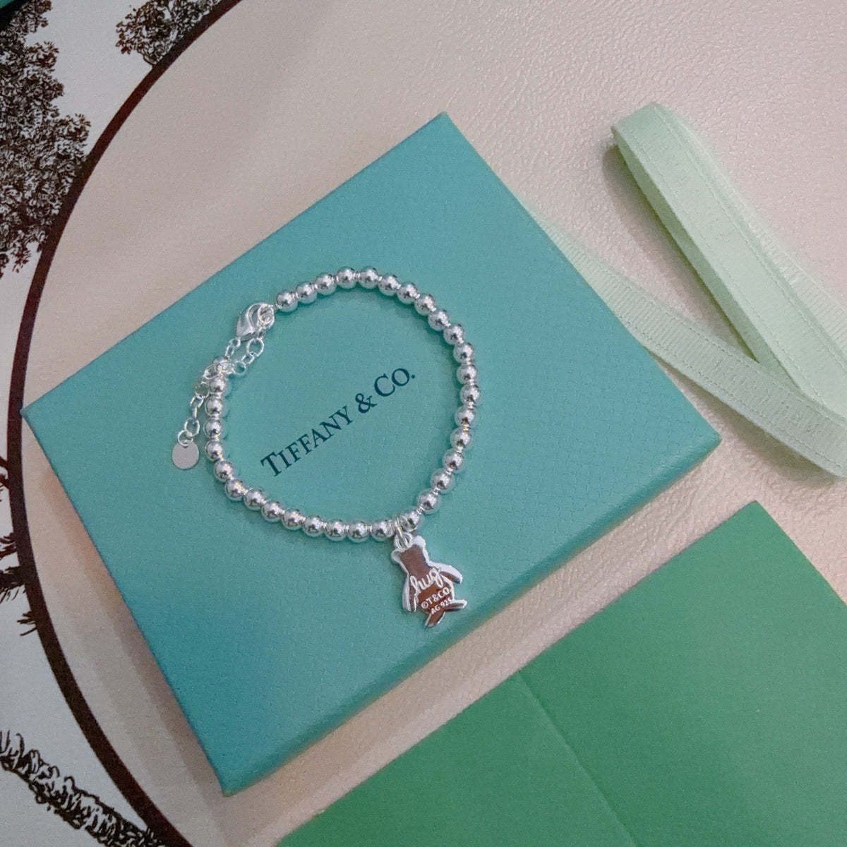 Martin Graham bracelet in polished metal-tone – detail view