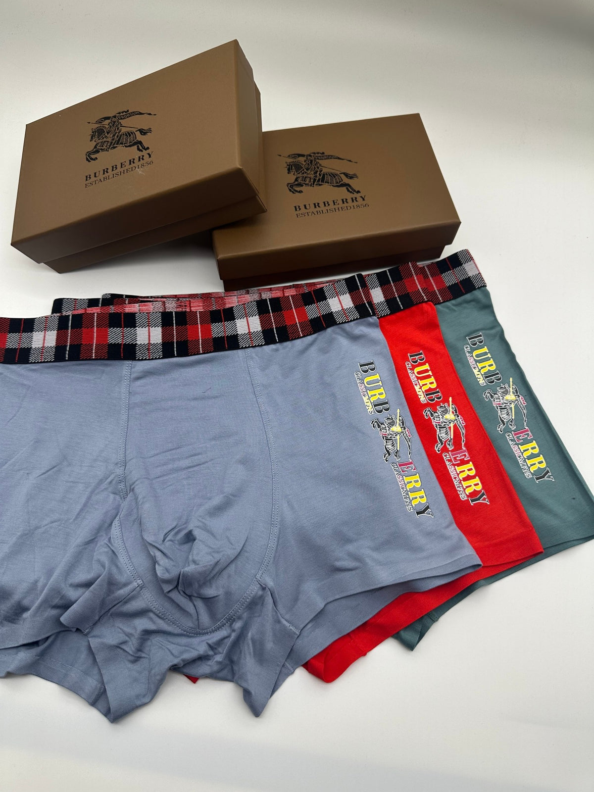 Burberry Modal Breathable Seamless Men's Boxer Briefs – 3-Pack