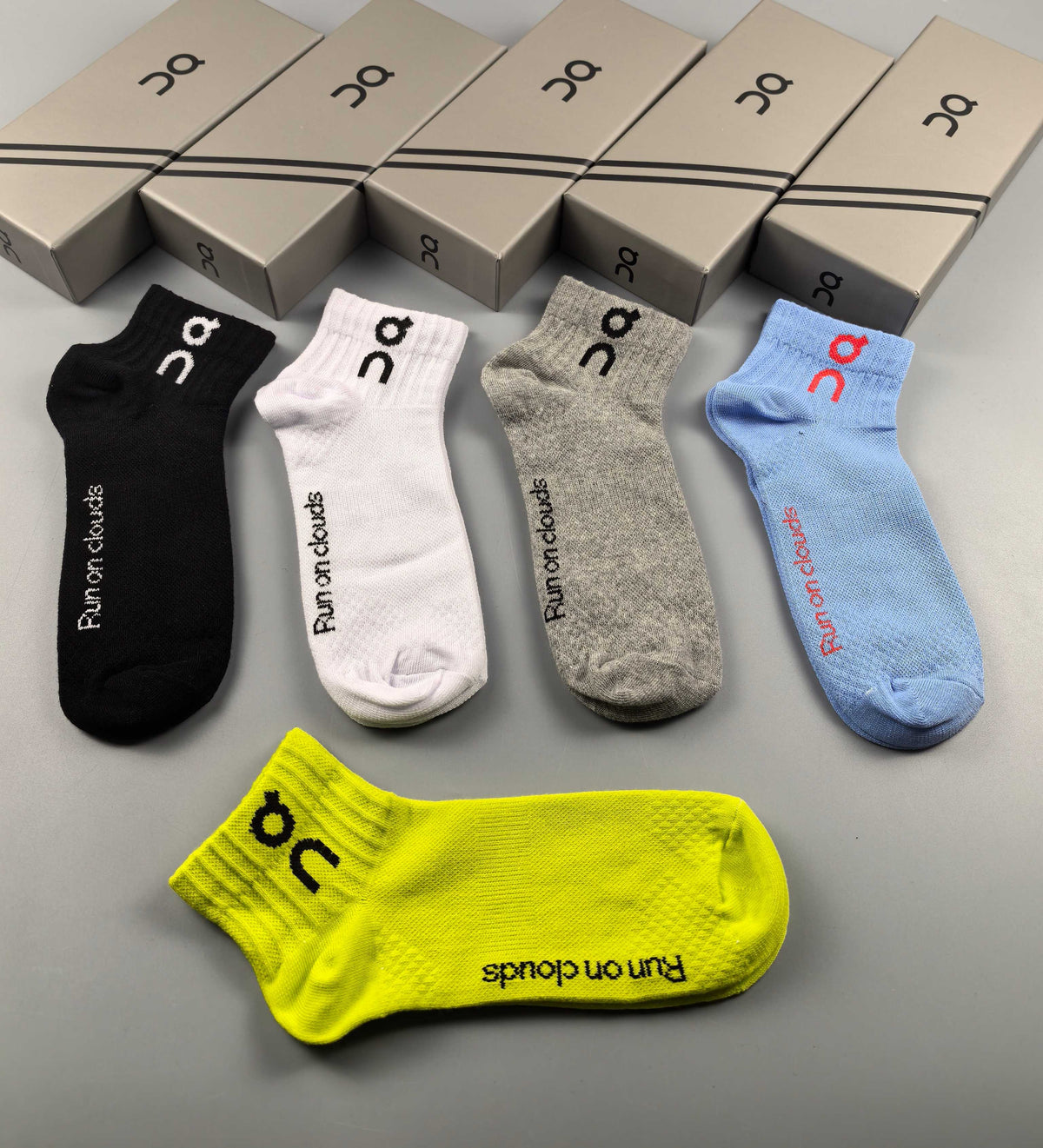 On Cotton Socks - 5-Pair Set