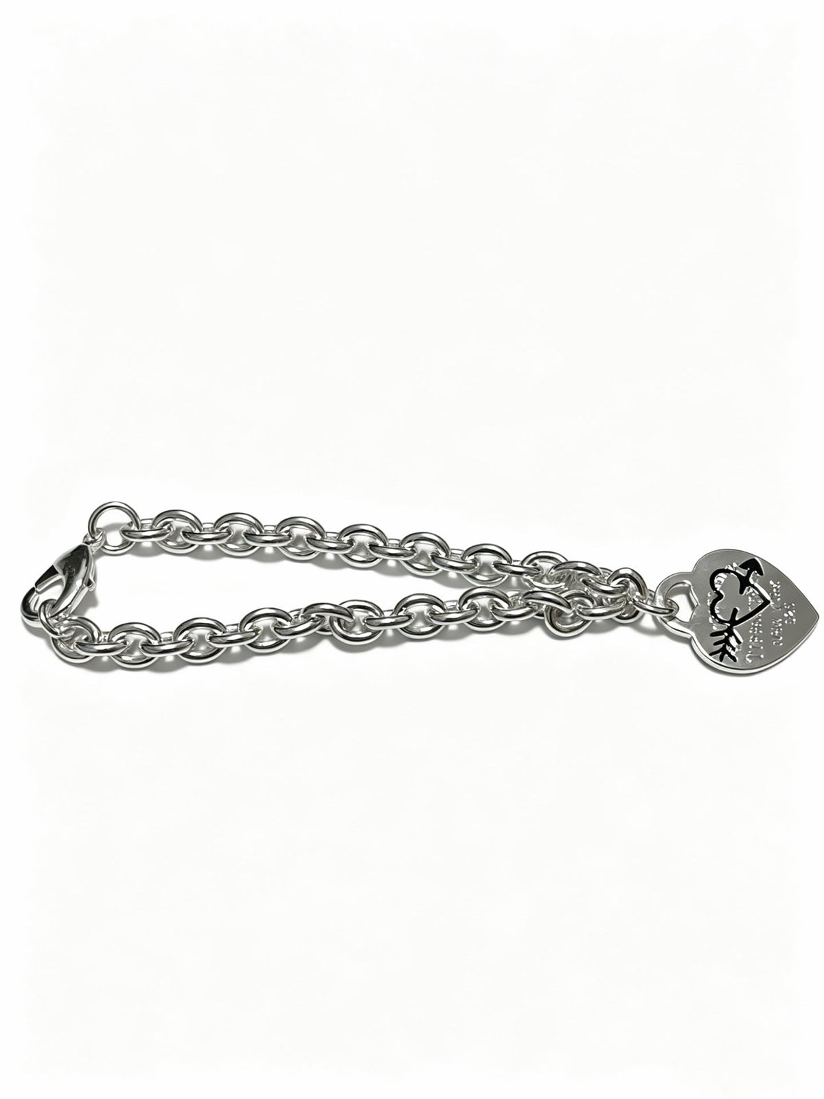 Martin Graham bracelet in polished metal-tone – detail view