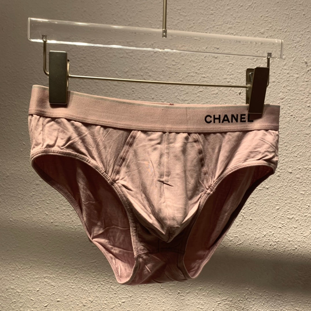 Chanel Odell Simple Contrast Waistbands Men's Briefs - 3-Piece Box