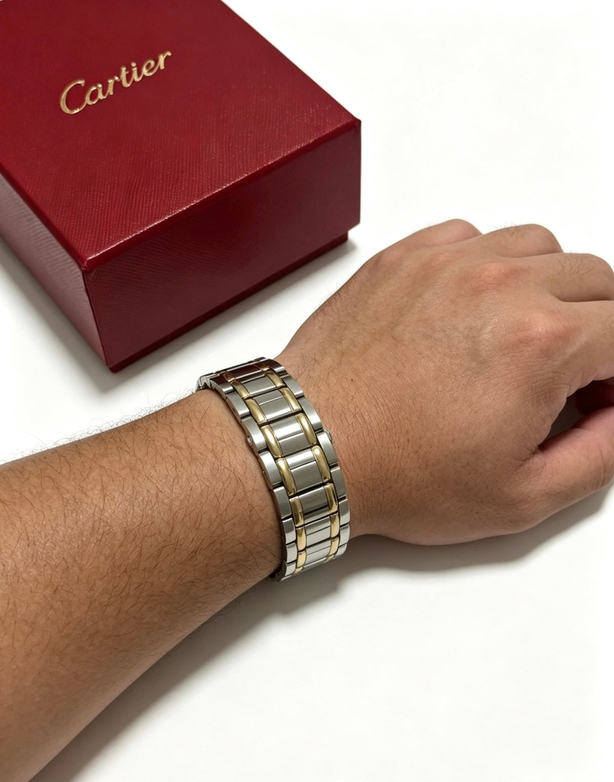 Martin Graham bracelet in polished metal-tone – detail view