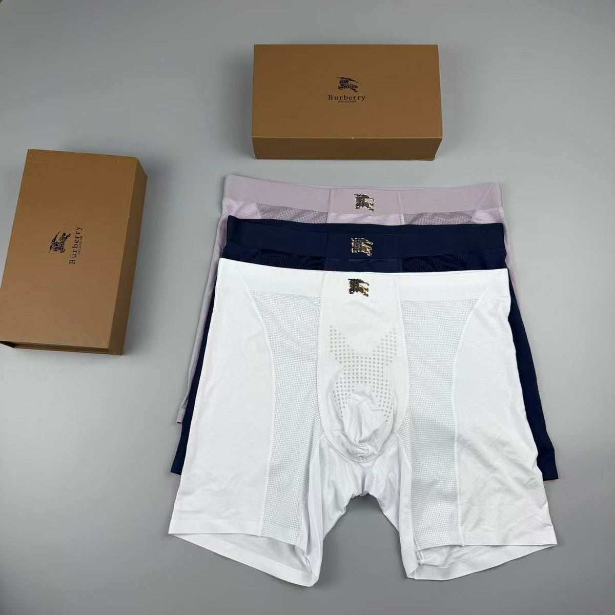 Burberry Men's Boxer Briefs - 3-Piece Box