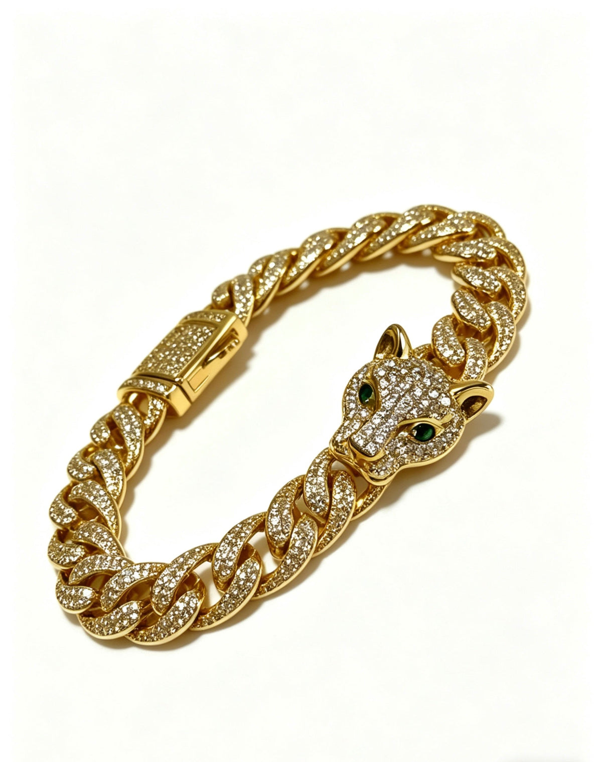 Martin Graham bracelet in polished metal-tone – detail view