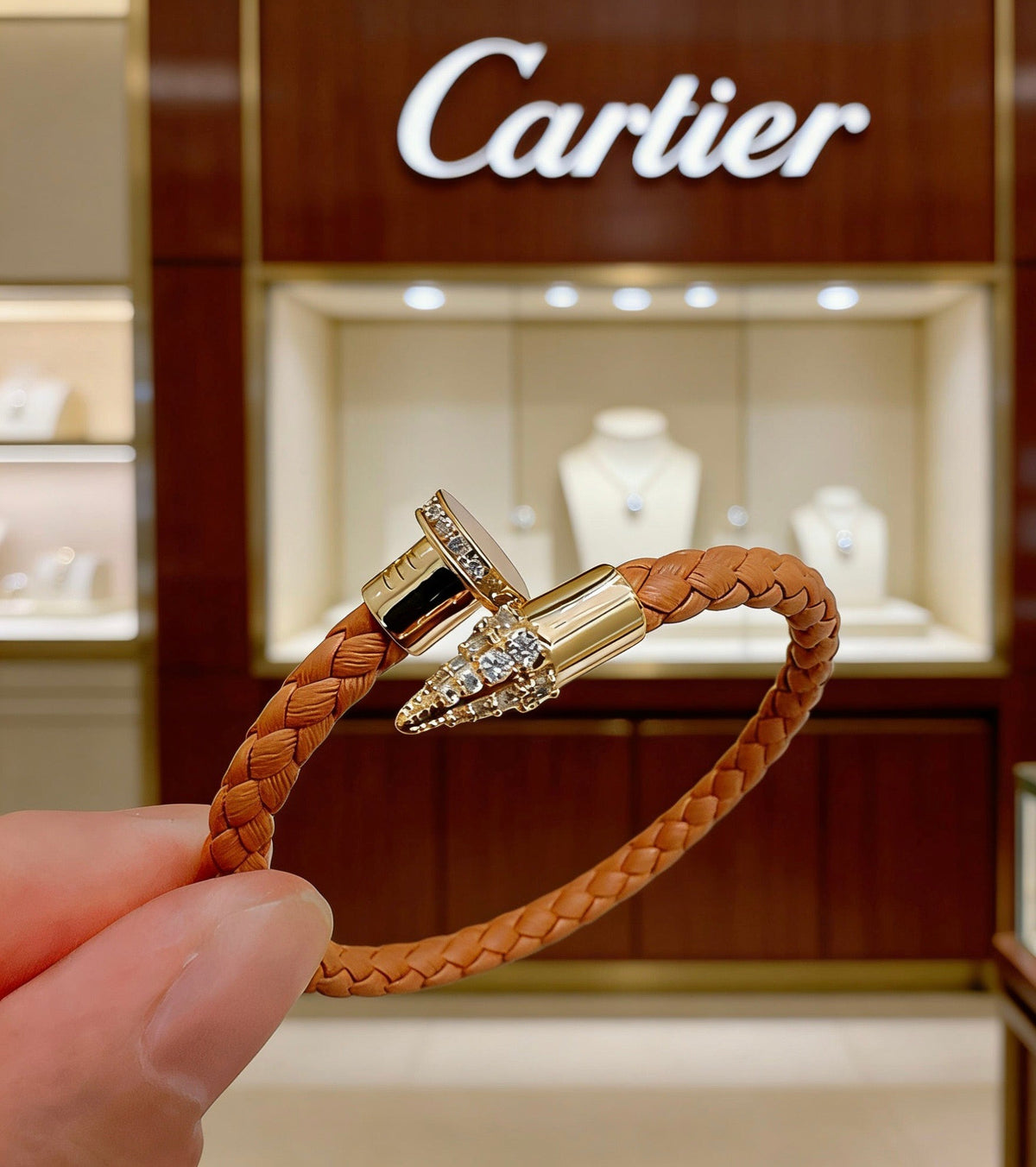 Martin Graham bracelet in polished metal-tone – detail view