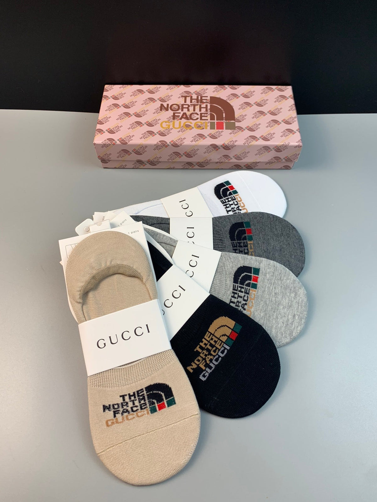 Gucci Gucci x The North Face No-Show Socks - Box of 5 Pairs