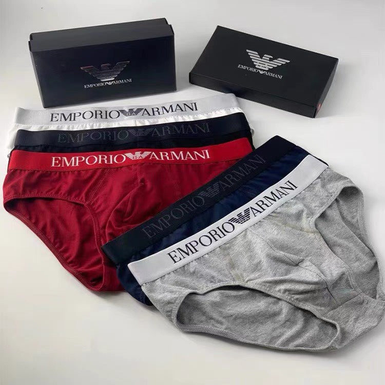 Emporio Armani Men's Briefs - 3-Piece Box - Sizes L-XXL