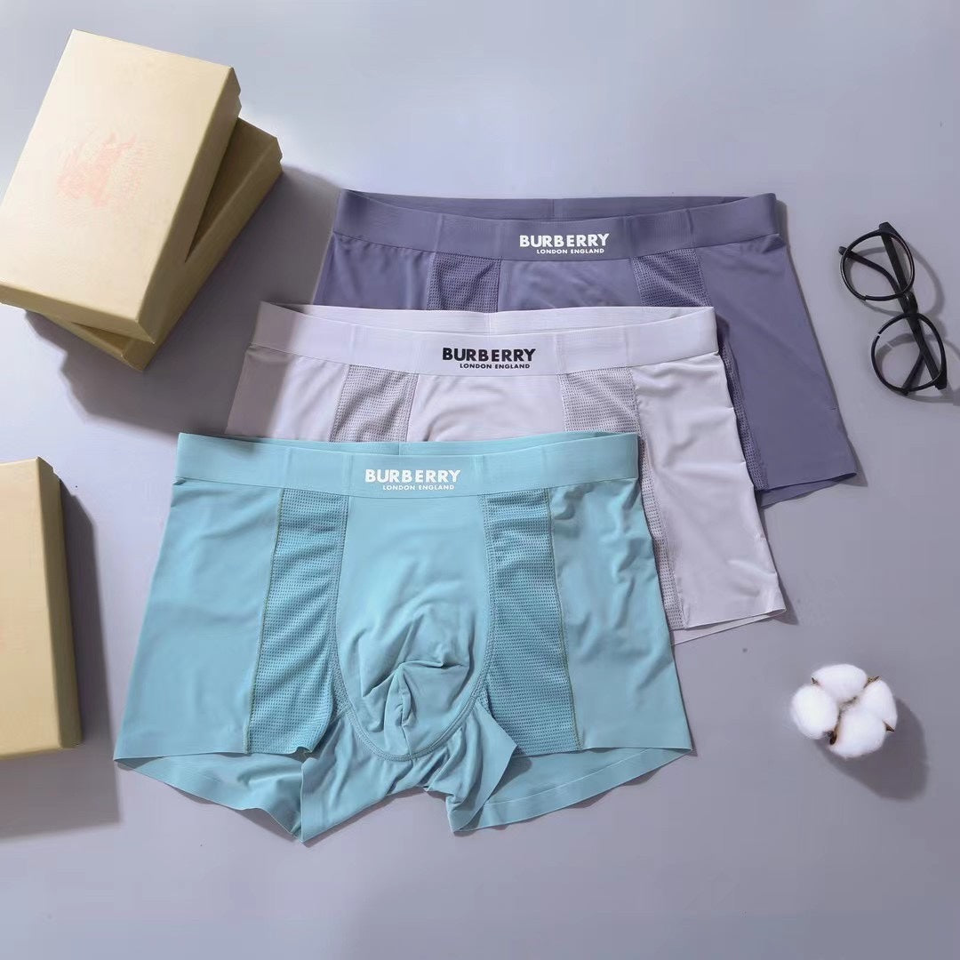 Burberry Cool-Tone Men's Trunk Underwear - 3-Piece Box