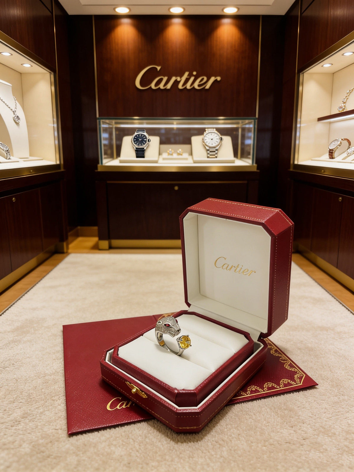 Martin Graham ring in polished metal-tone – detail view
