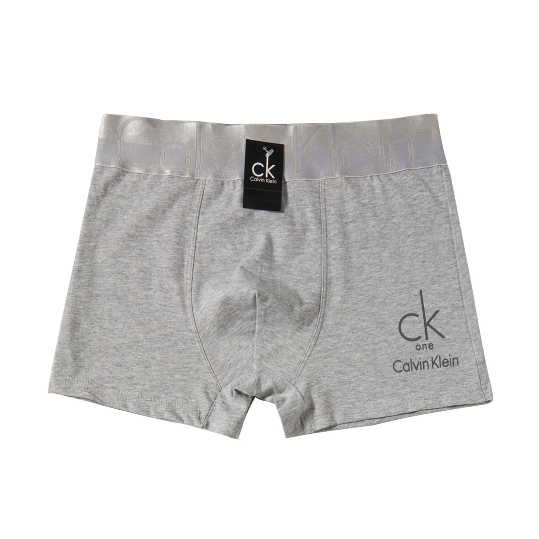 Calvin Klein Black, White & Grey Cotton Men's Boxer Briefs - 3-Piece Box - Sizes M-XXL