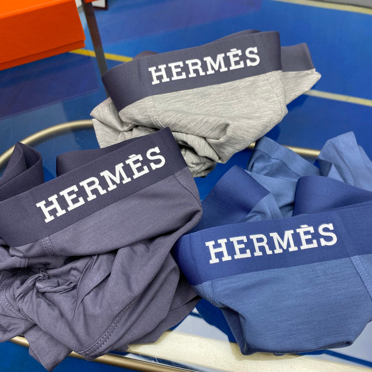 Hermes Men's Boxer Briefs - 3-Piece Box