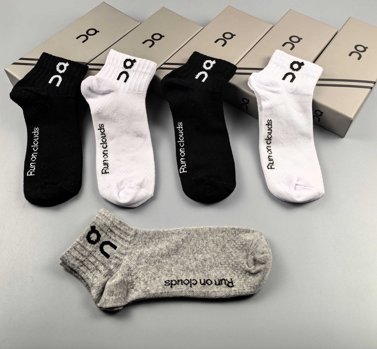 On Cotton Socks - 5-Pair Set