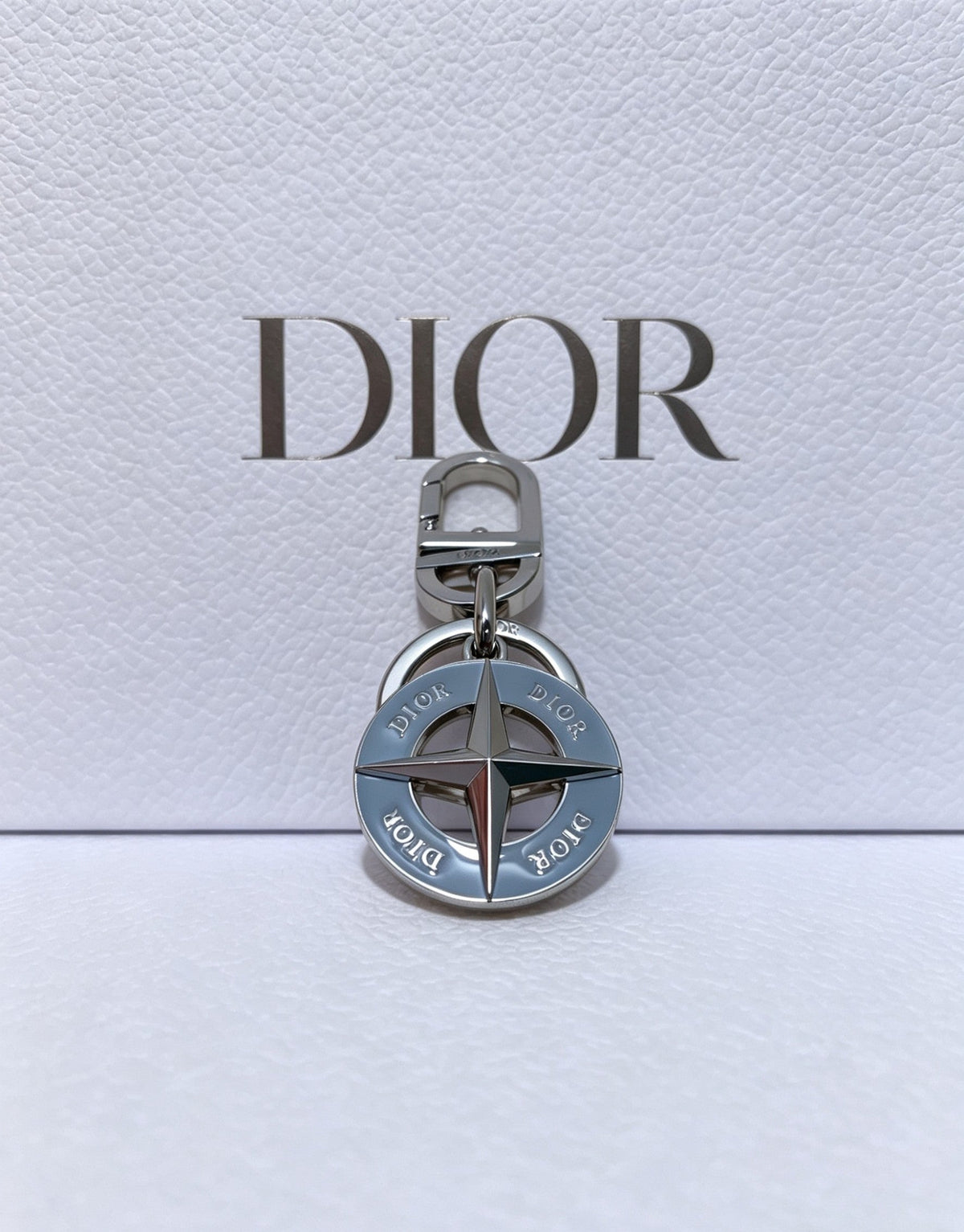 Martin Graham bag charm in polished metal-tone – detail view