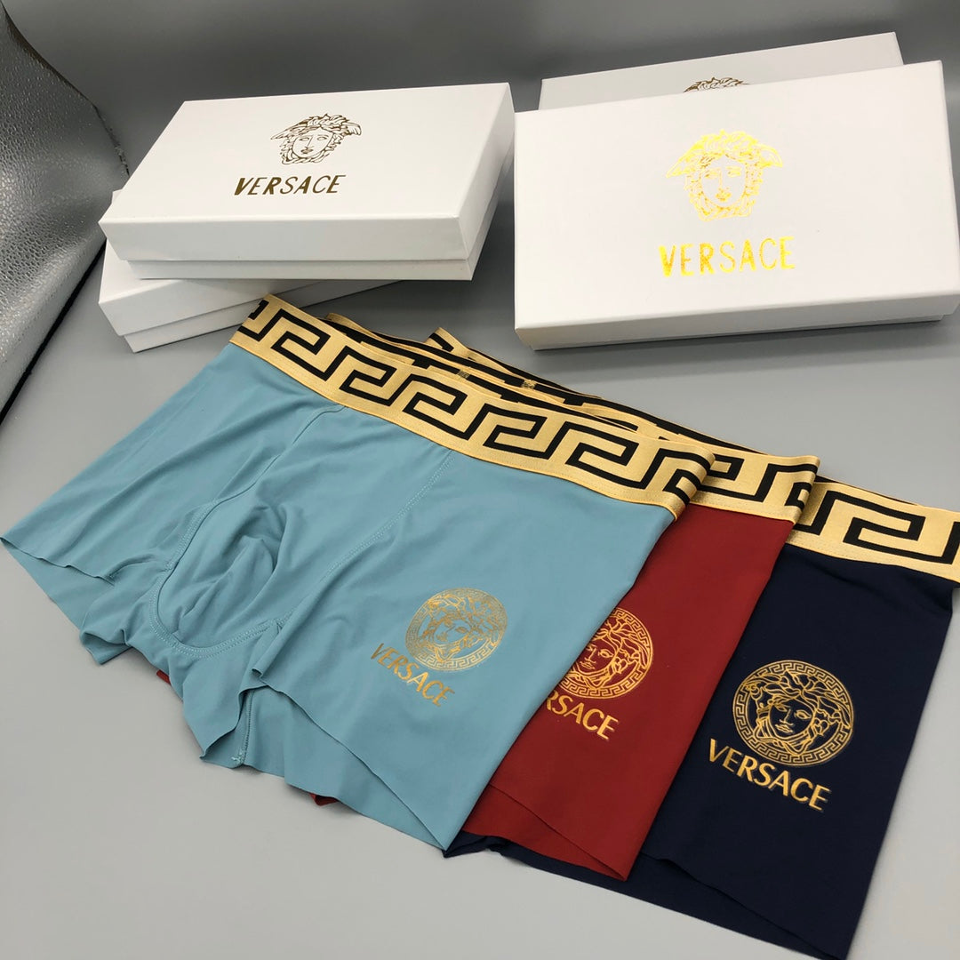 Versace Medusa Key-Waistband Boxer Briefs