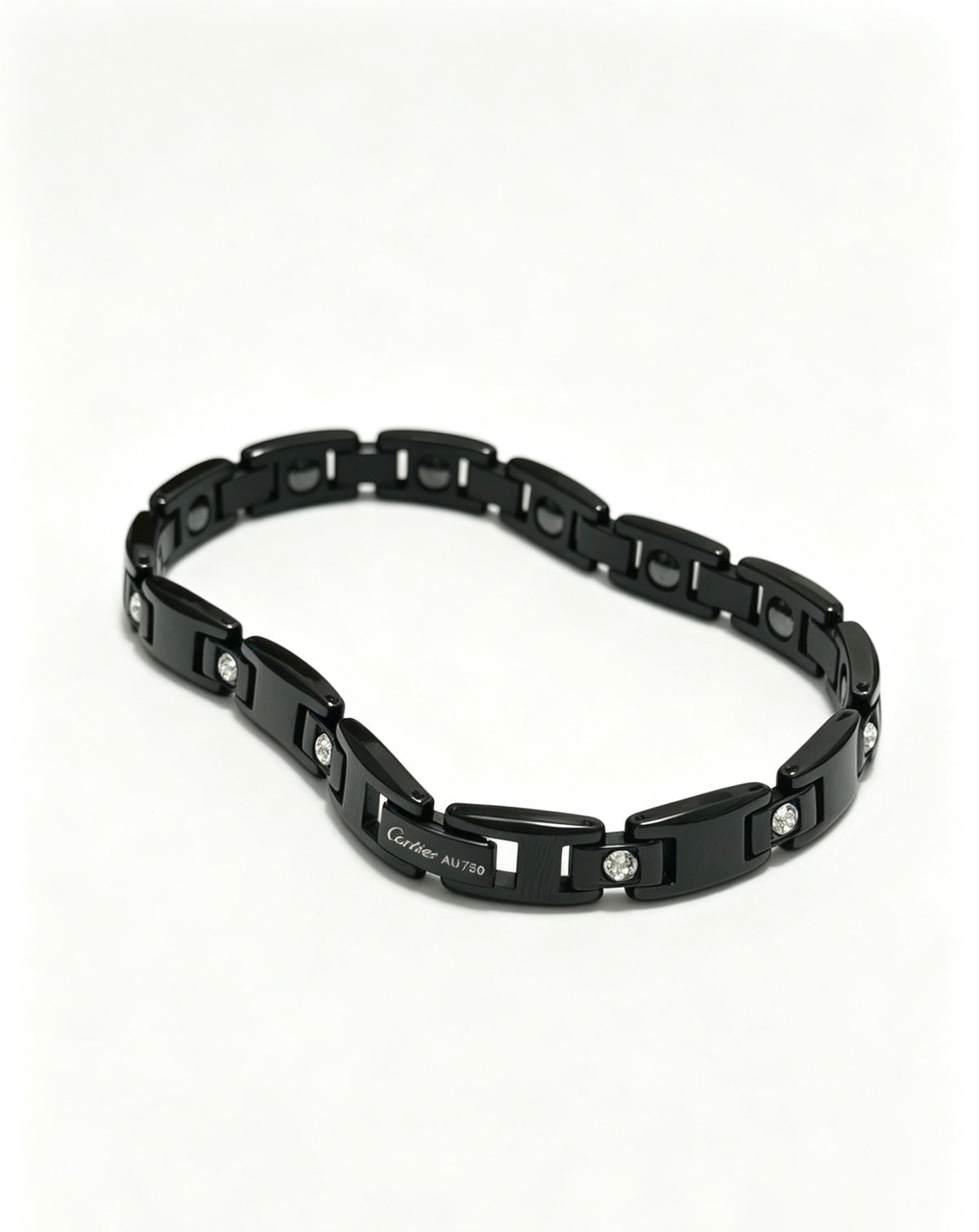 Martin Graham bracelet in polished metal-tone – detail view