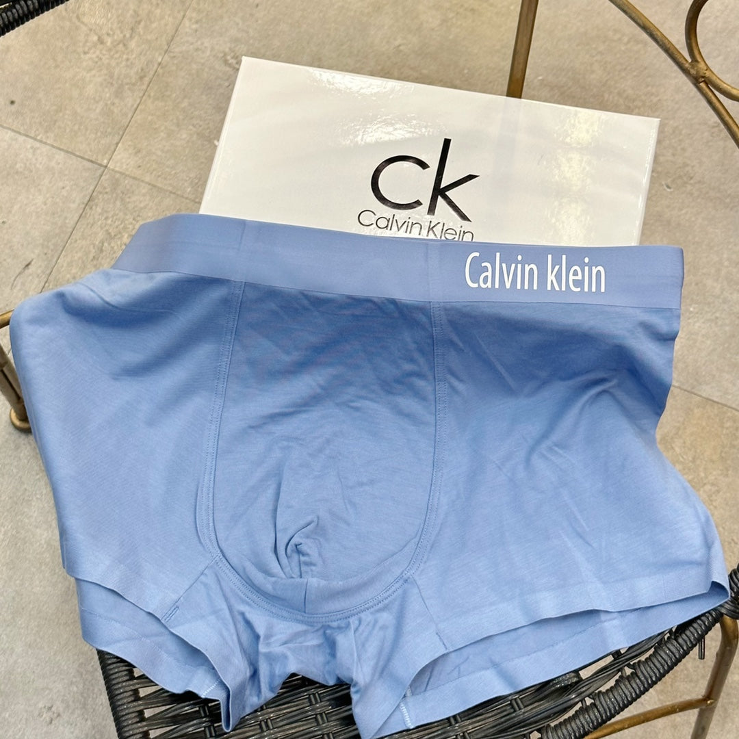 Calvin Klein Modal Broad Logo Waistbands Men's Boxer Briefs - 3-Piece Box