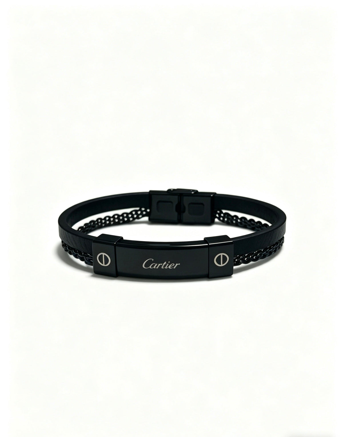 Martin Graham bracelet in polished metal-tone – detail view
