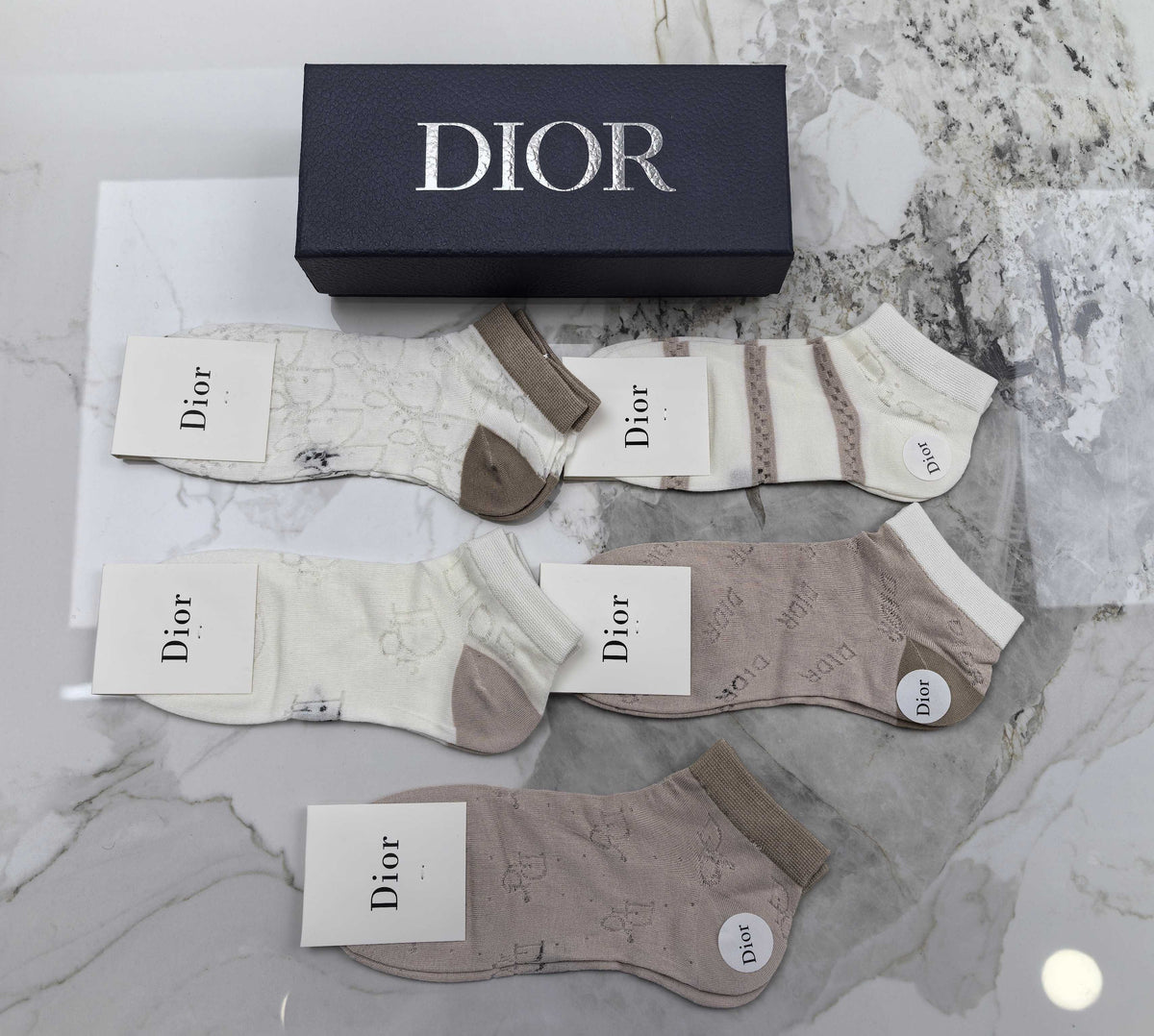 Dior Socks – 5-Pair Pack