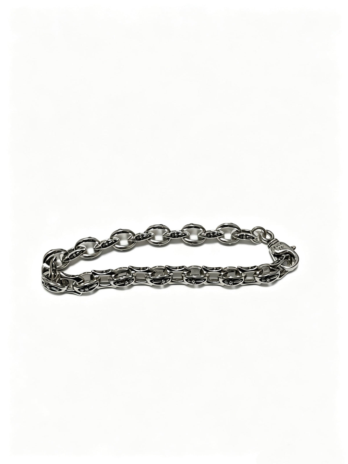 Martin Graham bracelet in polished metal-tone – detail view