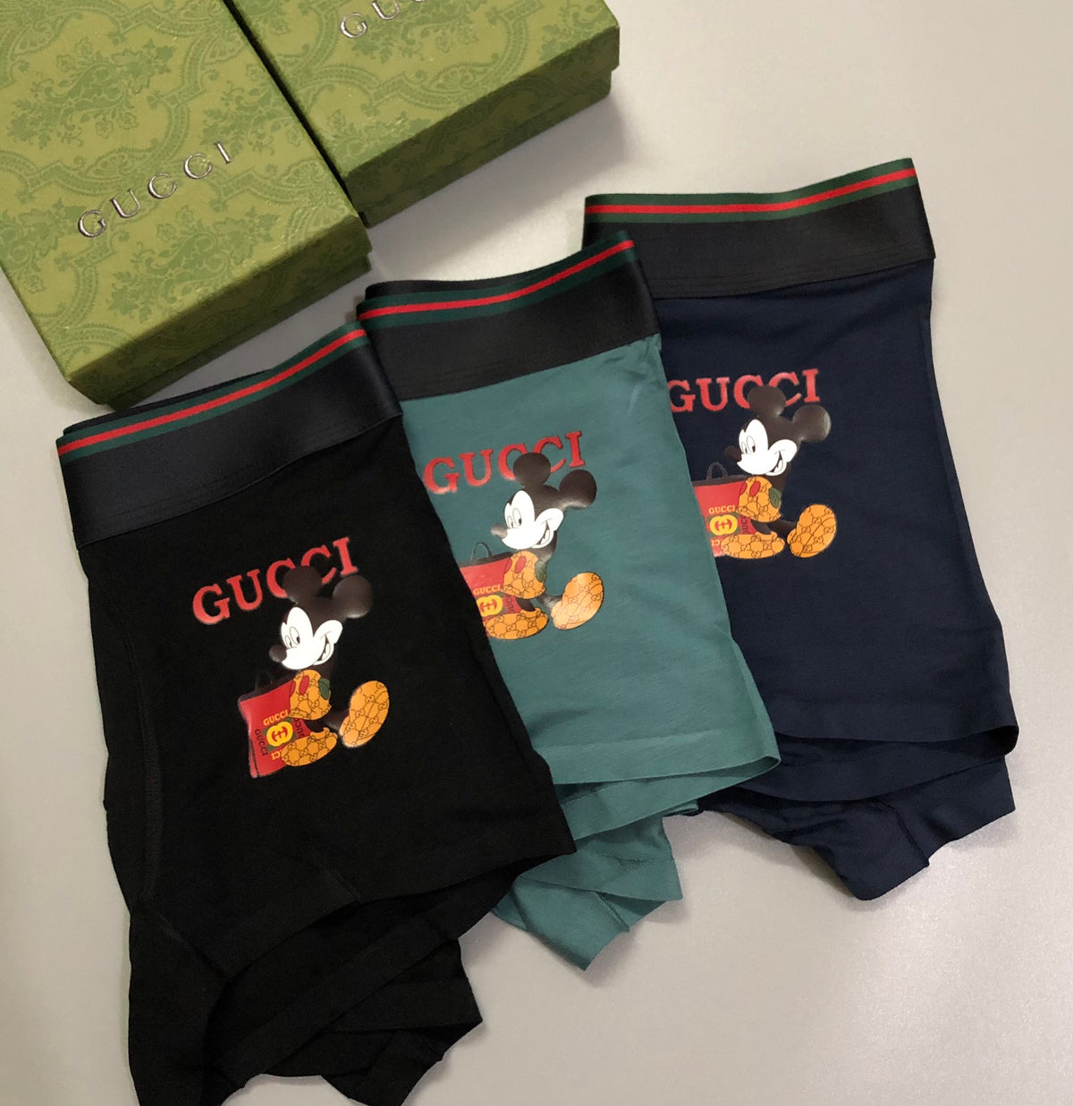 Gucci Modal Breathable Seamless Men's Boxer Briefs – 3-Pack